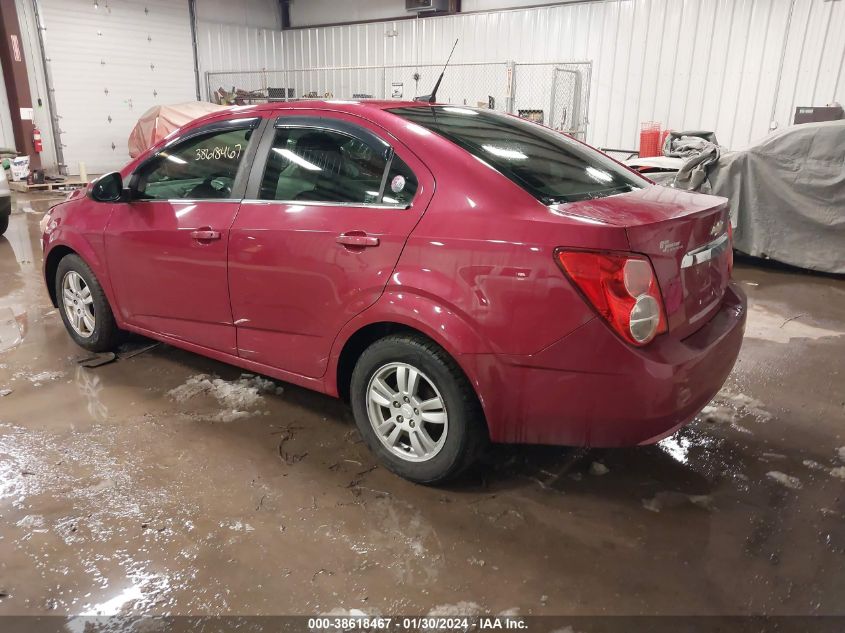 2014 CHEVROLET SONIC LT AUTO - 1G1JC5SG3E4130026