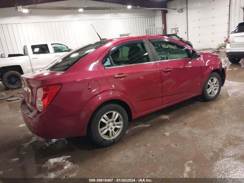 2014 CHEVROLET SONIC LT AUTO - 1G1JC5SG3E4130026