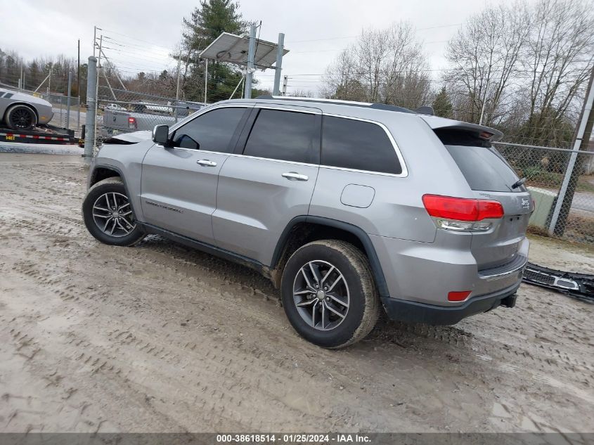 2017 JEEP GRAND CHEROKEE LIMITED 4X2 - 1C4RJEBG6HC780270