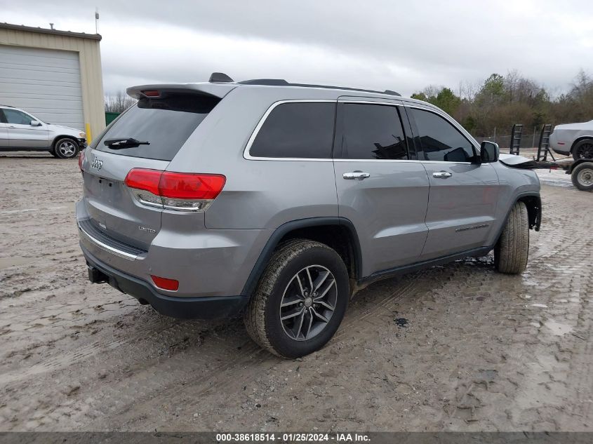 2017 JEEP GRAND CHEROKEE LIMITED 4X2 - 1C4RJEBG6HC780270