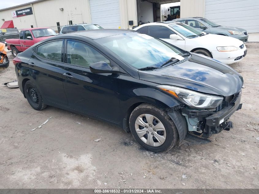 2016 HYUNDAI ELANTRA SE/SPORT/LIMITED - 5NPDH4AE4GH789021