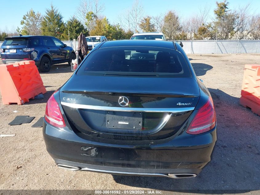 2016 MERCEDES-BENZ C 300 4MATIC/LUXURY 4MATIC/SPORT 4MATIC - 55SWF4KB8GU111467