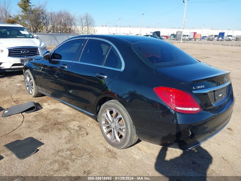 2016 MERCEDES-BENZ C 300 4MATIC/LUXURY 4MATIC/SPORT 4MATIC - 55SWF4KB8GU111467
