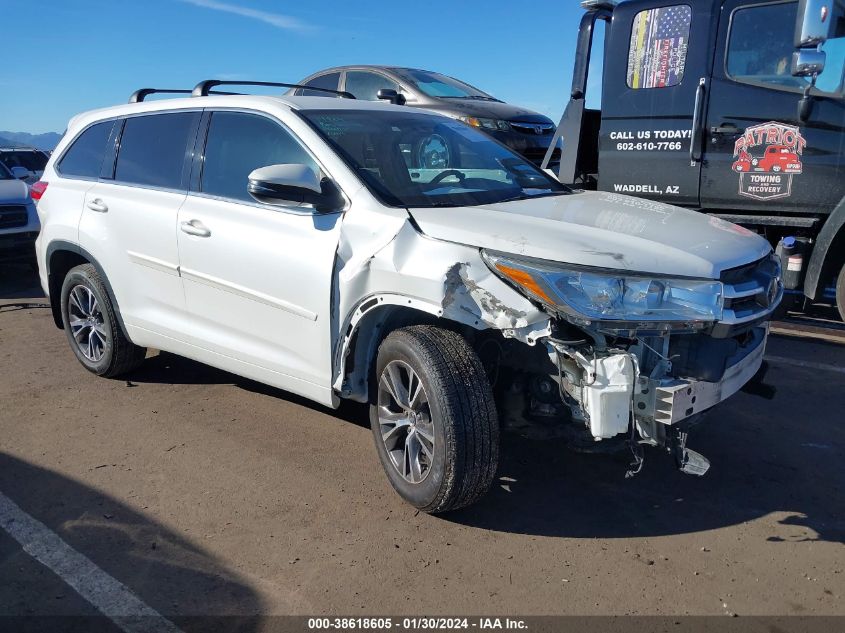 2018 TOYOTA HIGHLANDER LE PLUS - 5TDBZRFH3JS849859