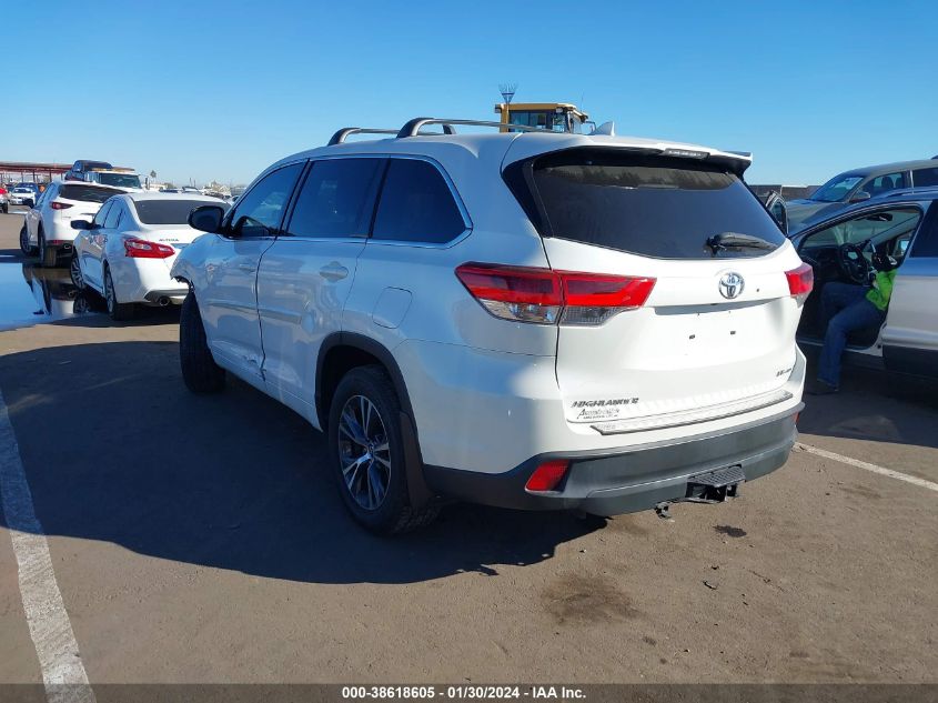 2018 TOYOTA HIGHLANDER LE PLUS - 5TDBZRFH3JS849859