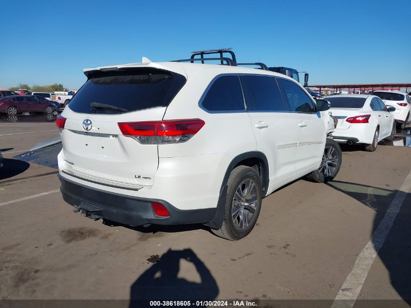 2018 TOYOTA HIGHLANDER LE PLUS - 5TDBZRFH3JS849859
