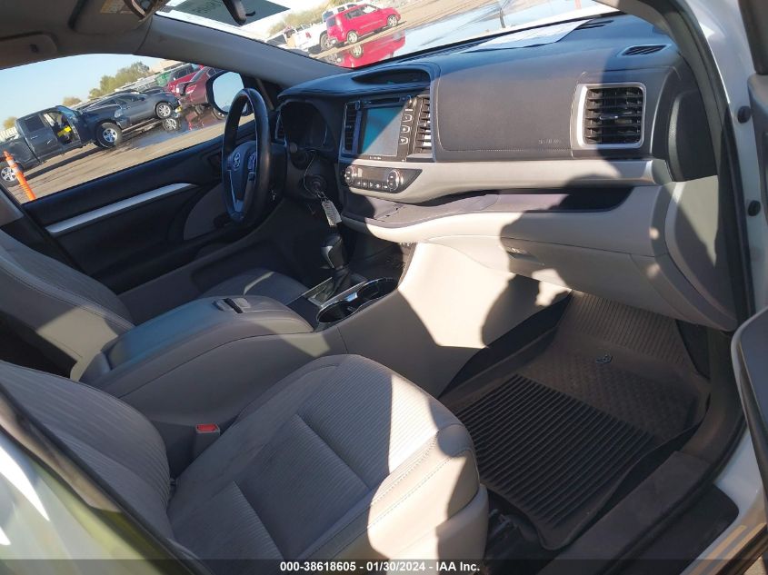 2018 TOYOTA HIGHLANDER LE PLUS - 5TDBZRFH3JS849859