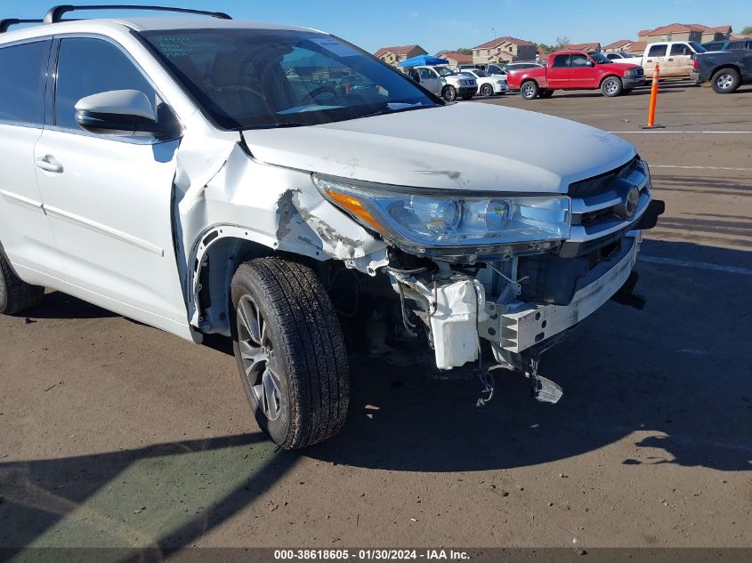 2018 TOYOTA HIGHLANDER LE PLUS - 5TDBZRFH3JS849859
