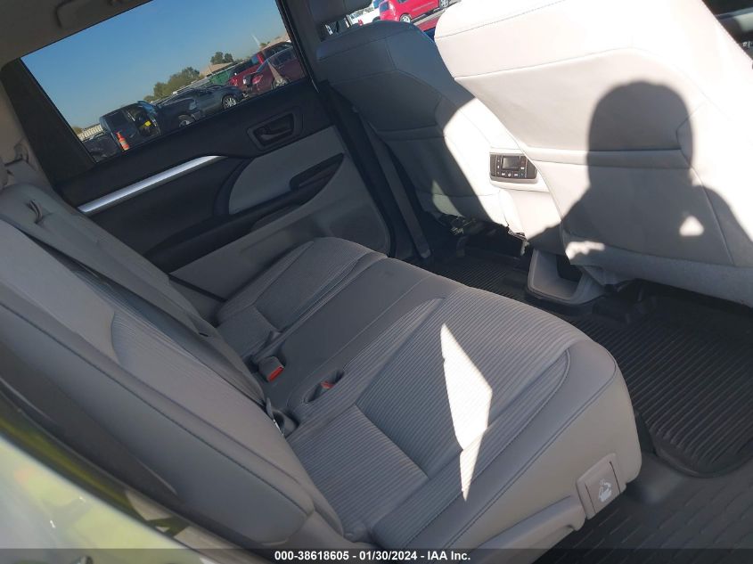 2018 TOYOTA HIGHLANDER LE PLUS - 5TDBZRFH3JS849859