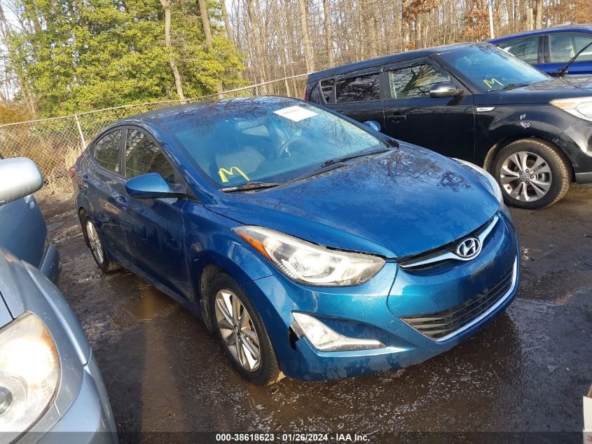 2015 HYUNDAI ELANTRA SE (ULSAN PLANT) - KMHDH4AE7FU250814