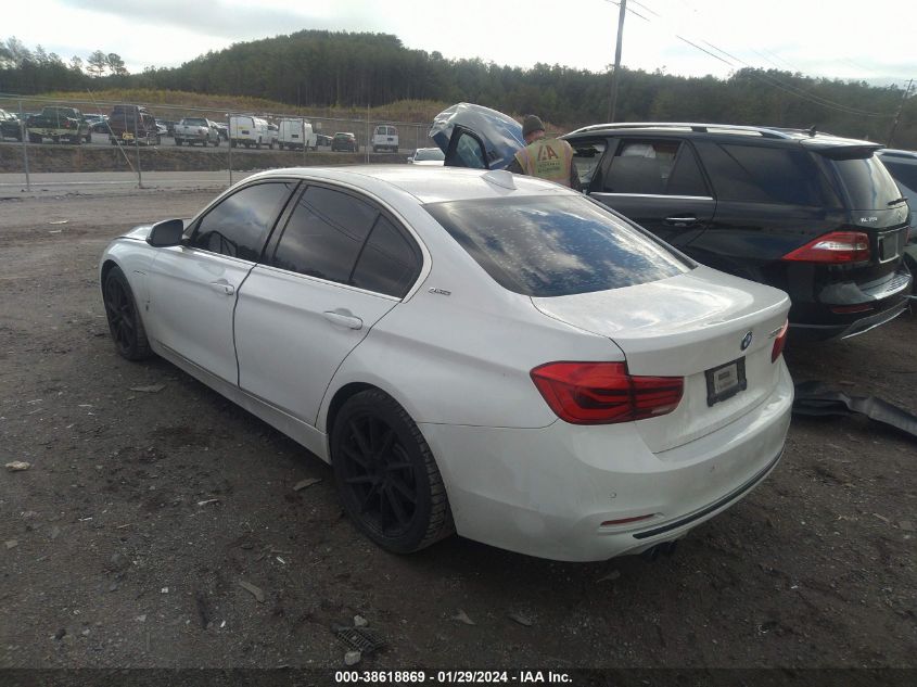 2017 BMW 330E IPERFORMANCE WBA8E1C36HA158989
