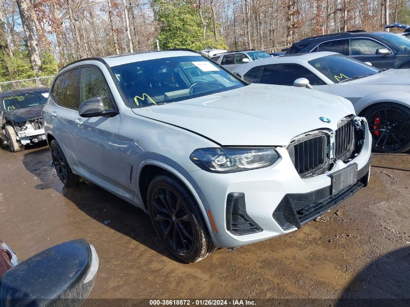 2022 BMW X3 XDRIVE30I - 5UX53DP00N9K95743