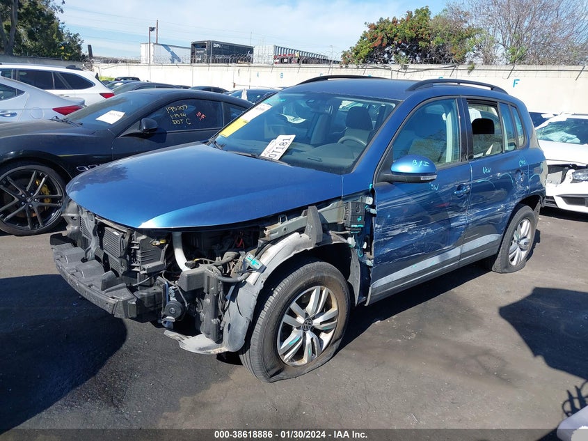 VIN WVGAV7AX6HK026432 2017 VOLKSWAGEN TIGUAN 2.0T/2.0T S