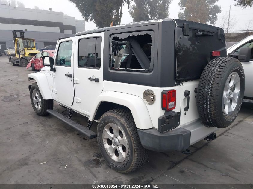 2015 JEEP WRANGLER UNLIMITED SAHARA - 1C4BJWEG5FL723378
