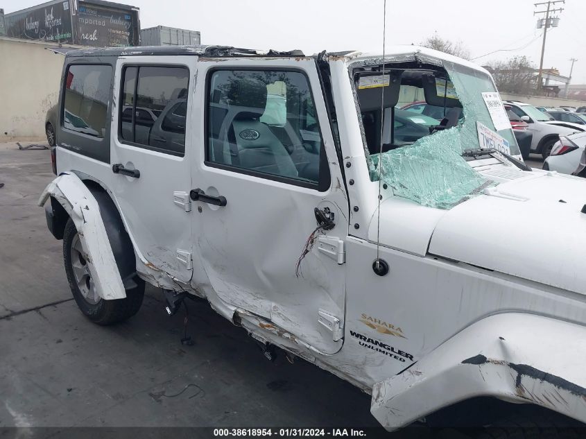 2015 JEEP WRANGLER UNLIMITED SAHARA - 1C4BJWEG5FL723378