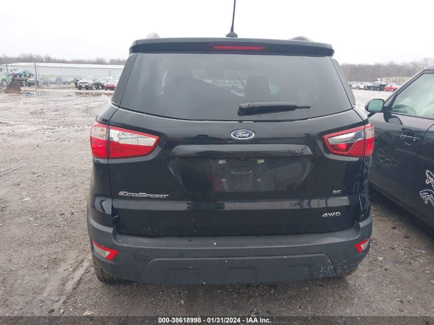 2020 FORD ECOSPORT SE - MAJ6S3GL9LC387582