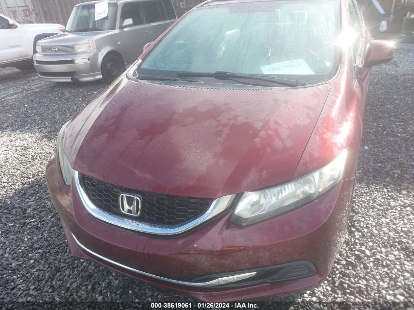 2013 HONDA CIVIC EX - 2HGFB2F82DH538179