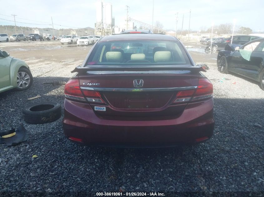 2013 HONDA CIVIC EX - 2HGFB2F82DH538179