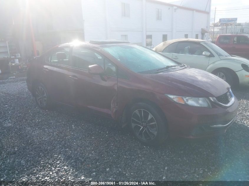 2013 HONDA CIVIC EX - 2HGFB2F82DH538179