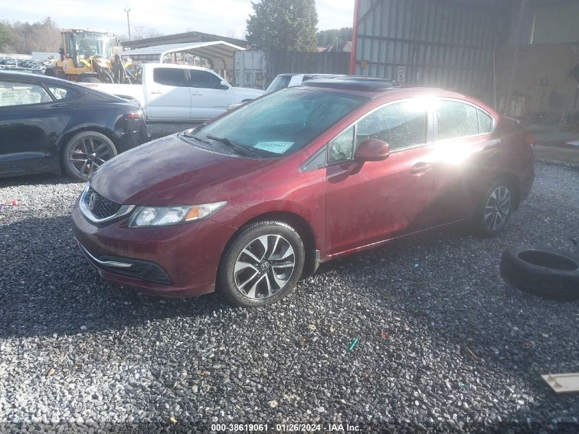 2013 HONDA CIVIC EX - 2HGFB2F82DH538179