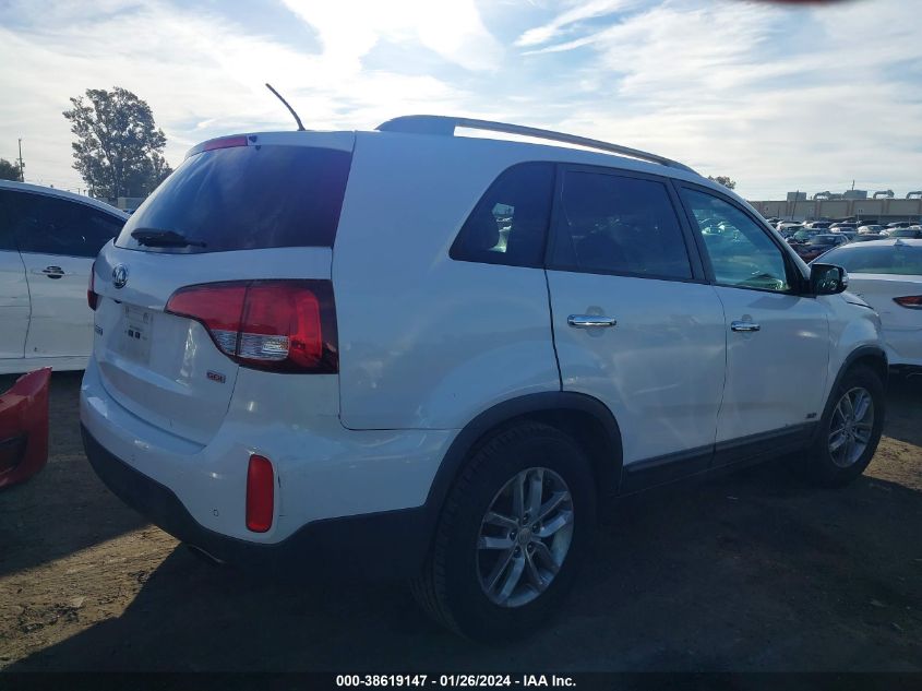 2015 KIA SORENTO LX - 5XYKTCA66FG565053