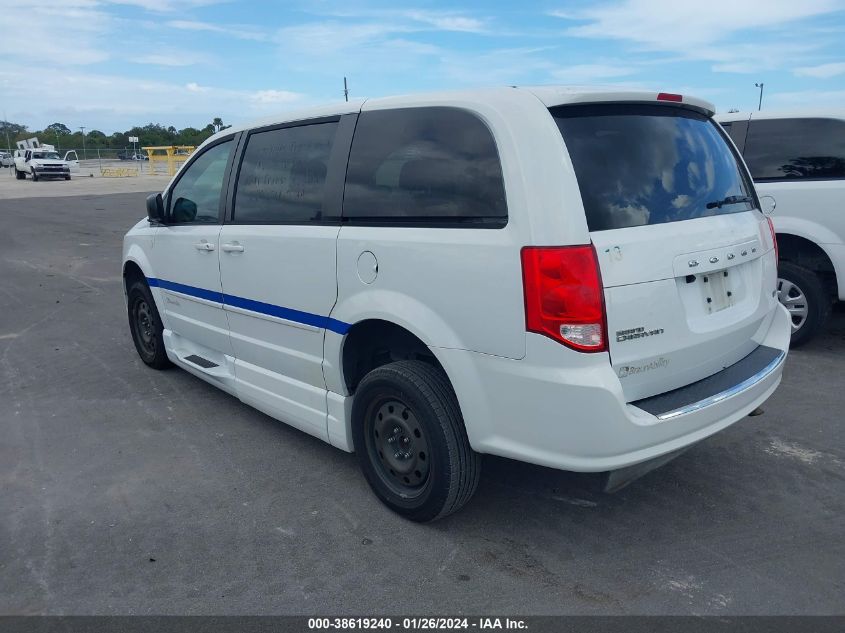 2015 DODGE GRAND CARAVAN AVP/SE - 2C7WDGBG3FR642845