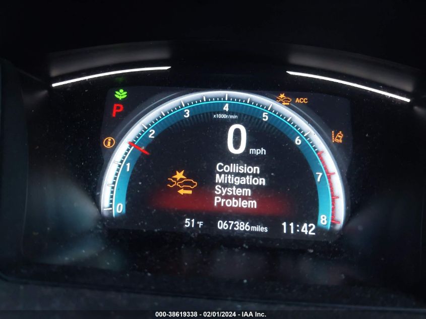 2020 HONDA CIVIC EX - 19XFC1F30LE020611