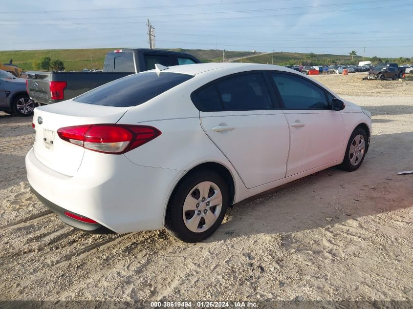 2017 KIA FORTE LX - 3KPFK4A73HE037358