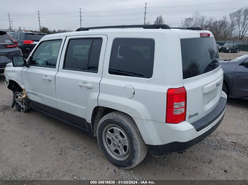 2016 JEEP PATRIOT SPORT - 1C4NJPBA4GD812177