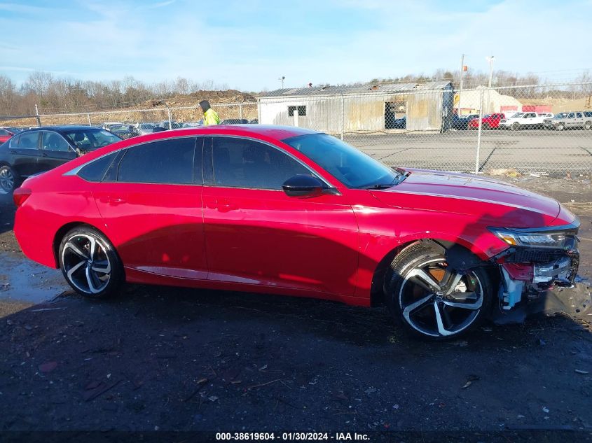 2022 HONDA ACCORD SPORT - 1HGCV1F39NA058469
