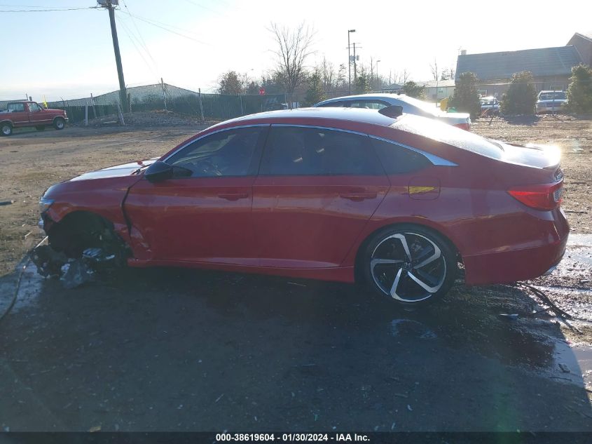 2022 HONDA ACCORD SPORT - 1HGCV1F39NA058469