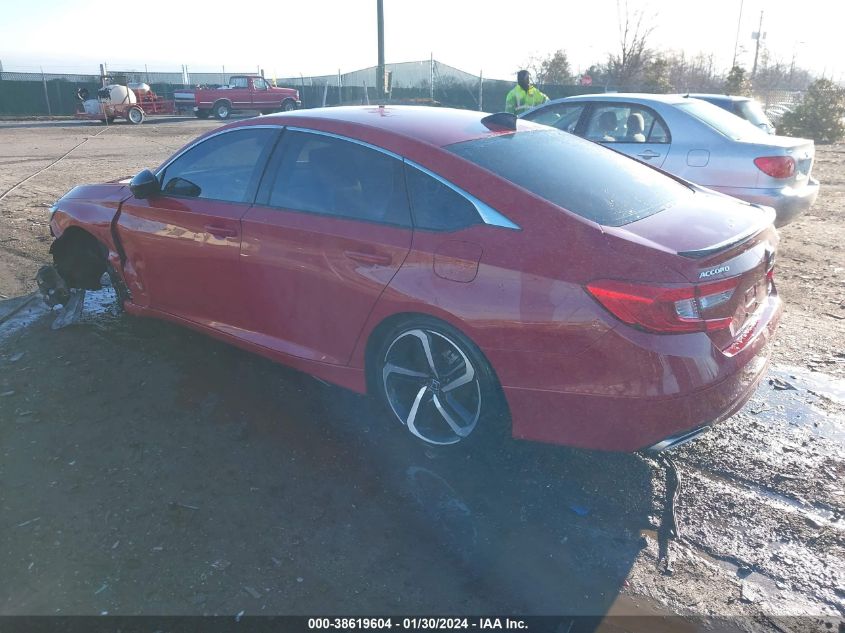 2022 HONDA ACCORD SPORT - 1HGCV1F39NA058469