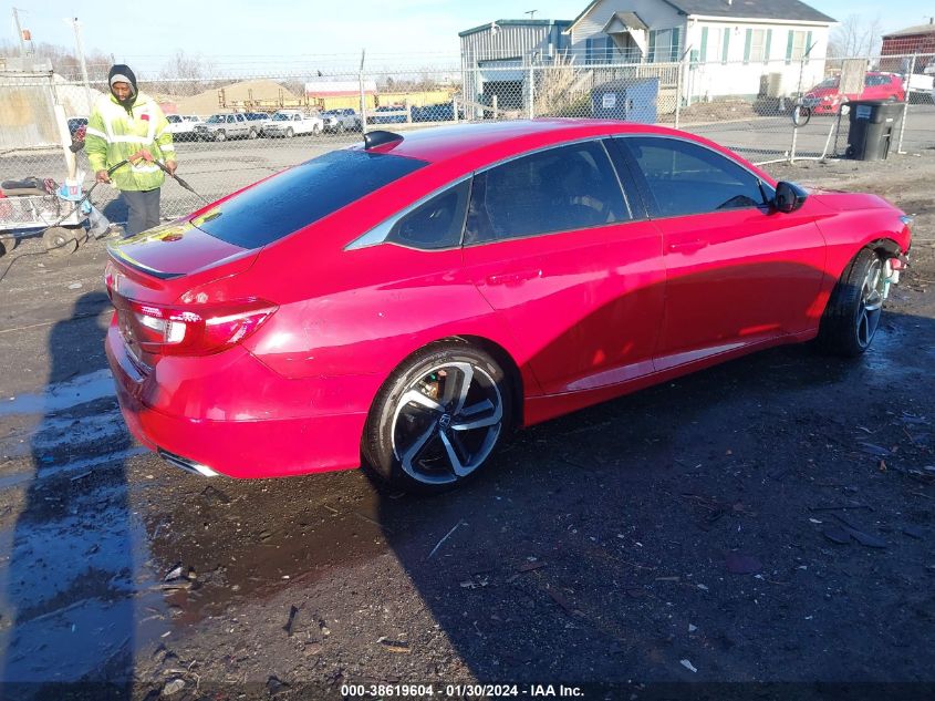 2022 HONDA ACCORD SPORT - 1HGCV1F39NA058469