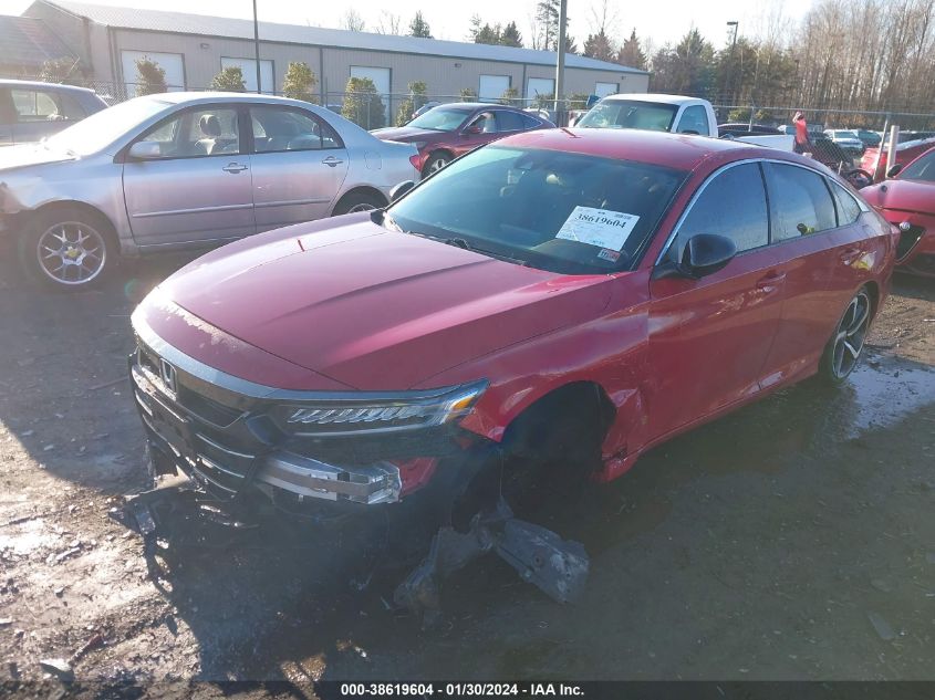 2022 HONDA ACCORD SPORT - 1HGCV1F39NA058469