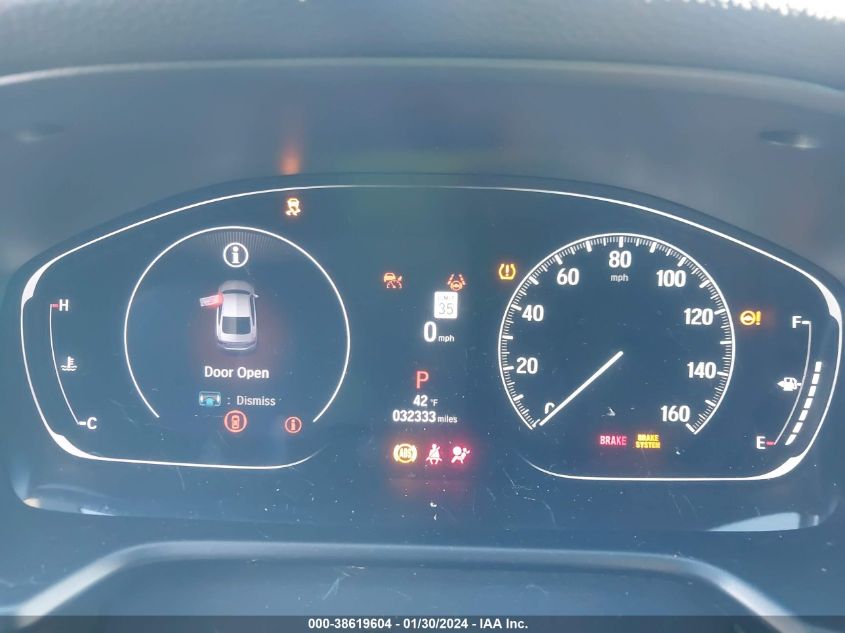 2022 HONDA ACCORD SPORT - 1HGCV1F39NA058469