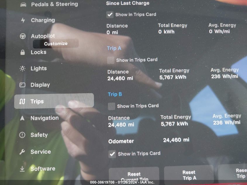 2019 TESLA MODEL 3 LONG RANGE/MID RANGE/STANDARD RANGE/STANDARD RANGE PLUS - 5YJ3E1EA4KF305625