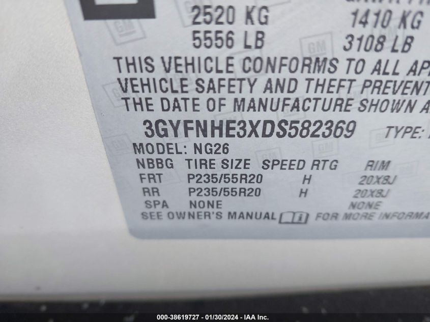 2013 CADILLAC SRX PERFORMANCE COLLECTION - 3GYFNHE3XDS582369