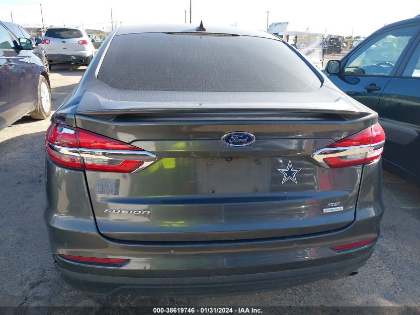 2019 FORD FUSION SE - 3FA6P0HD9KR249872