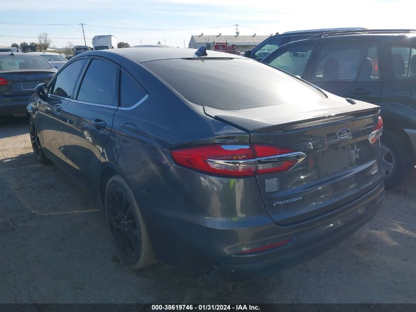 2019 FORD FUSION SE - 3FA6P0HD9KR249872