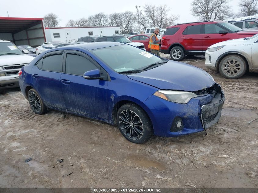 2015 TOYOTA COROLLA L/LE/LE PLS/PRM/S/S PLS - 2T1BURHE2FC326785