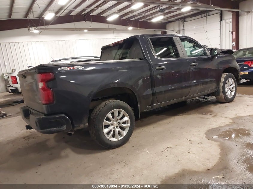 VIN 3GCPDBEK5NG613159 2022 CHEVROLET SILVERADO 1500 4WD  SHORT BED CUSTOM