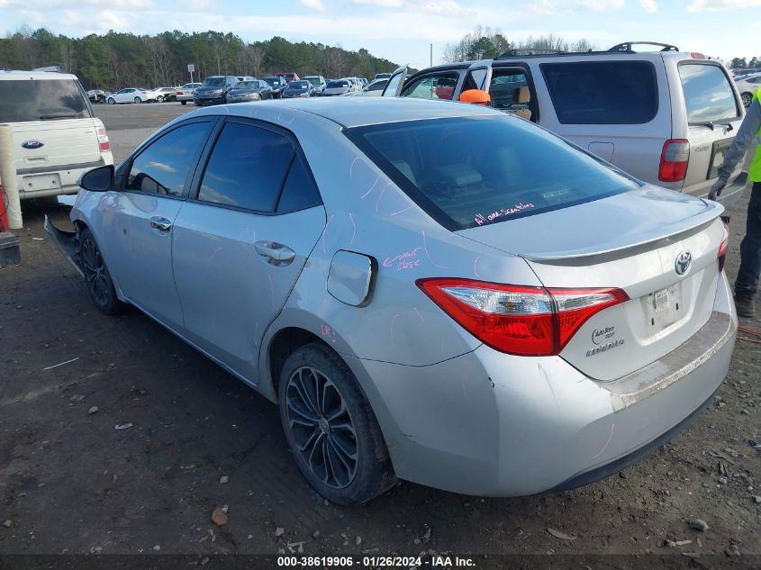 2015 TOYOTA COROLLA S PLUS - 2T1BURHEXFC292806