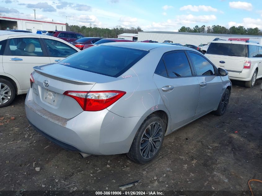 2015 TOYOTA COROLLA S PLUS - 2T1BURHEXFC292806