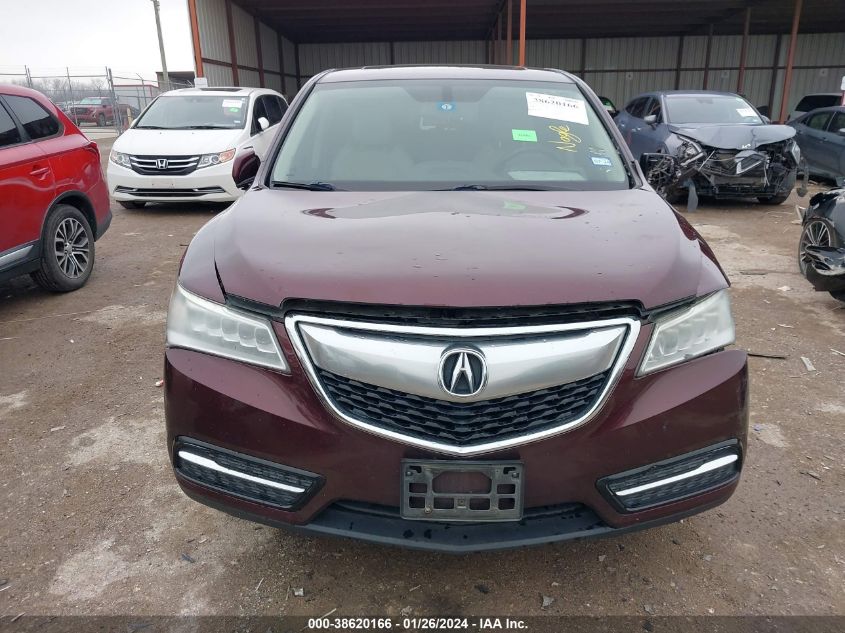 2014 ACURA MDX - 5FRYD4H25EB030185