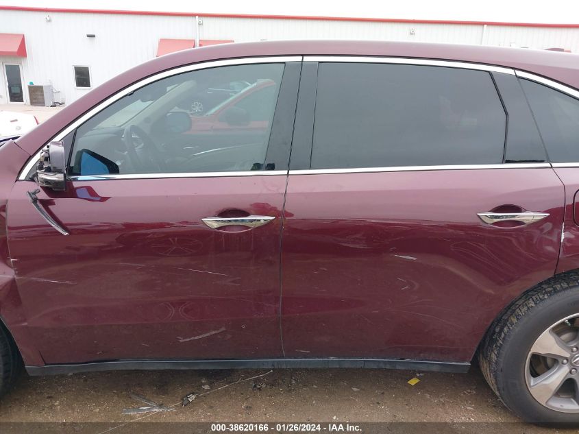 2014 ACURA MDX - 5FRYD4H25EB030185