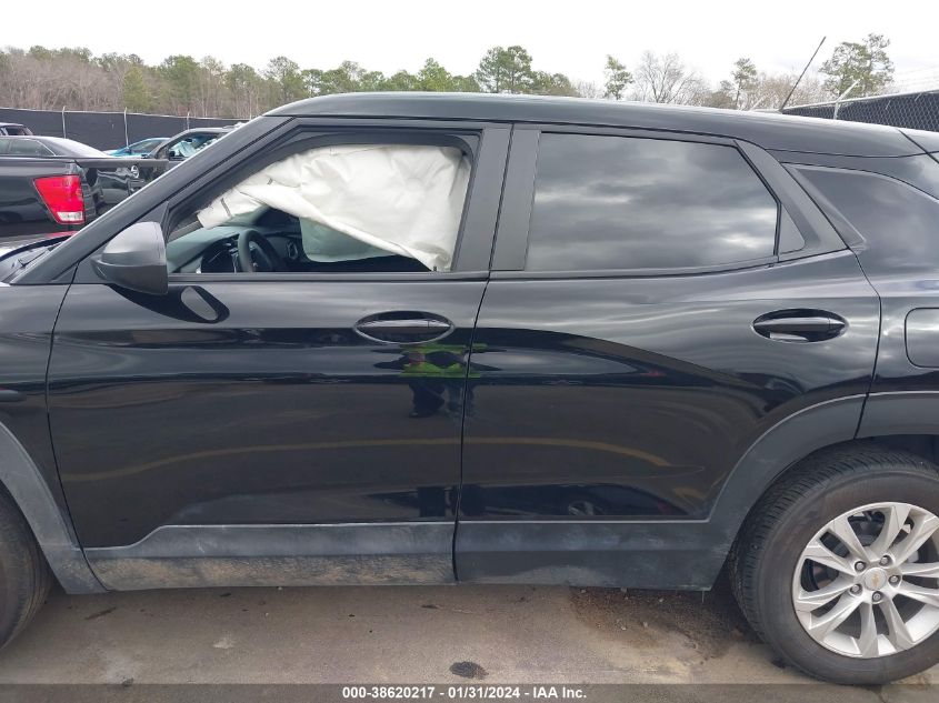 2022 CHEVROLET TRAILBLAZER LS - KL79MMS23NB097950