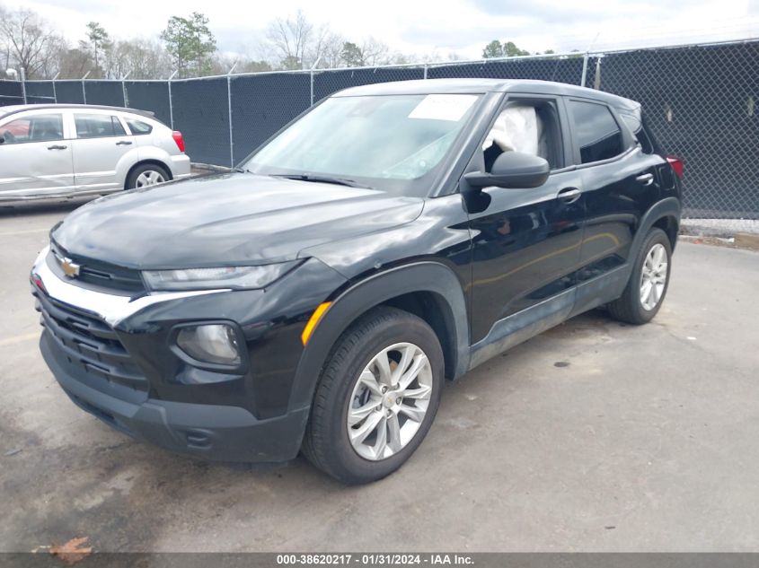 2022 CHEVROLET TRAILBLAZER LS - KL79MMS23NB097950
