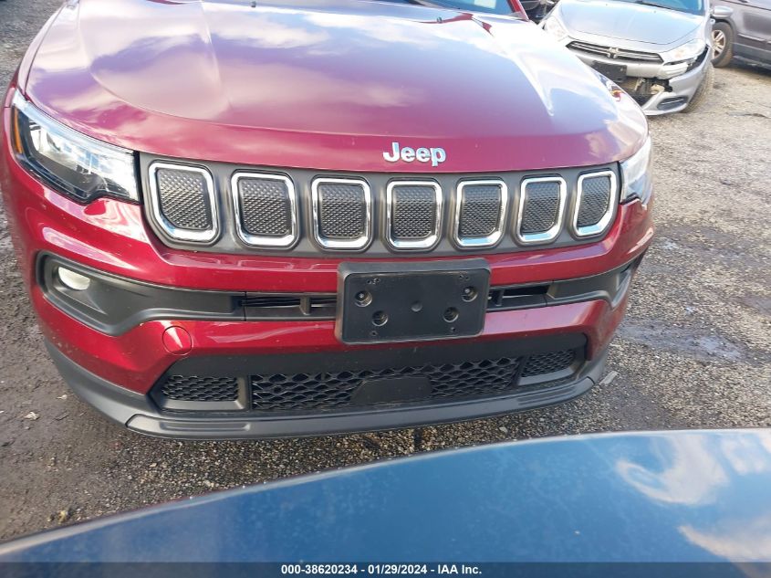 2022 JEEP COMPASS LATITUDE LUX 4X4 - 3C4NJDFBXNT178849