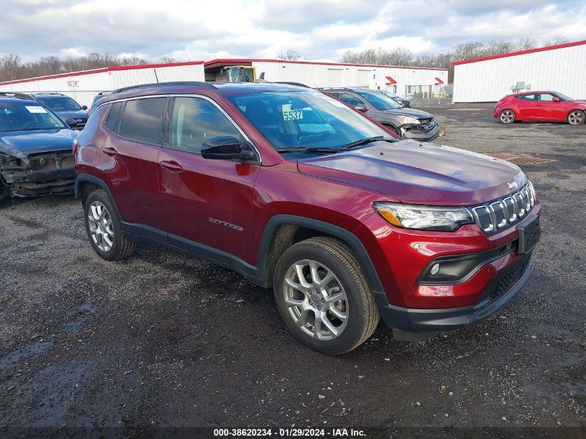 2022 JEEP COMPASS LATITUDE LUX 4X4 - 3C4NJDFBXNT178849