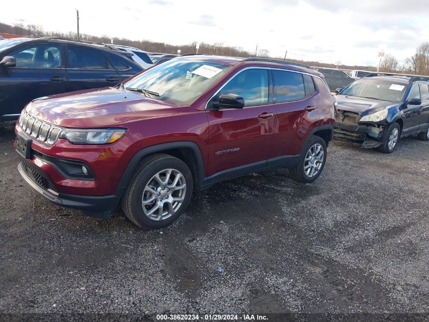 2022 JEEP COMPASS LATITUDE LUX 4X4 - 3C4NJDFBXNT178849